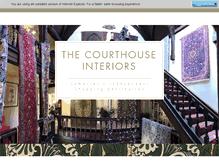 Tablet Screenshot of courthouseinteriors.com